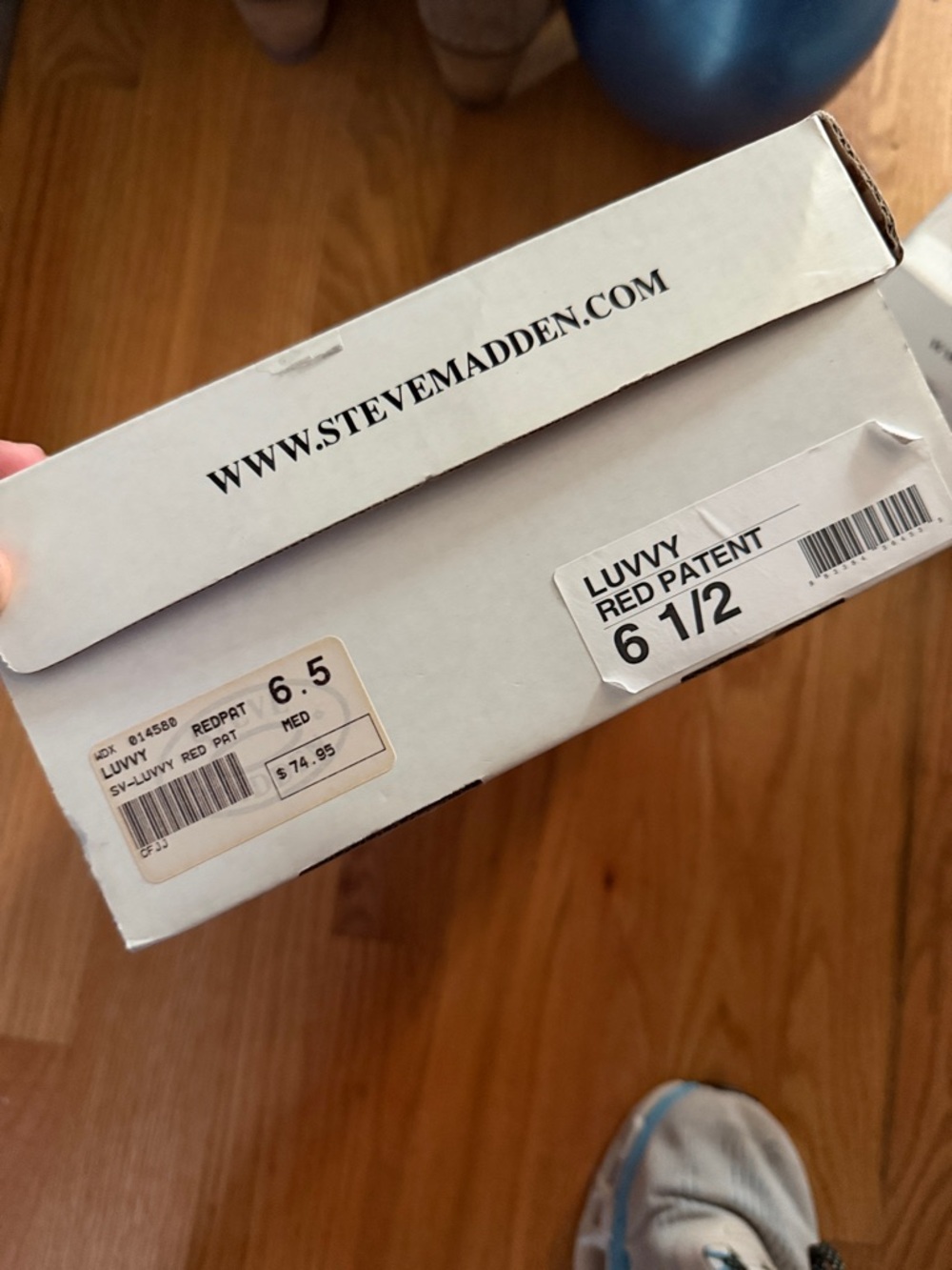 Steve Madden Luvvy Red Patent heels